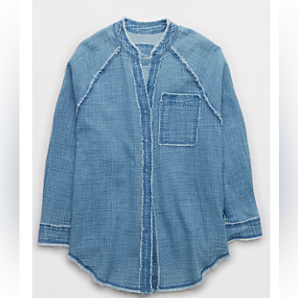 NWT Pool to Party button down top